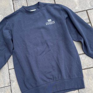 US Airways Navy Blue Pullover Sweatshirt Size Men's Small Employee Wear